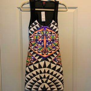 Small Women’s 2B Bebe Sequin and Mesh Dress